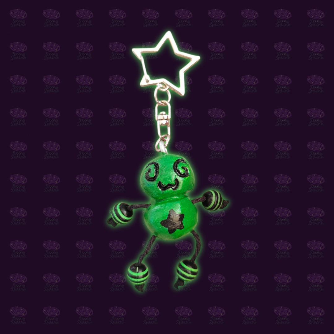 The Espuki - Green and Black Fidget Friend Keychain