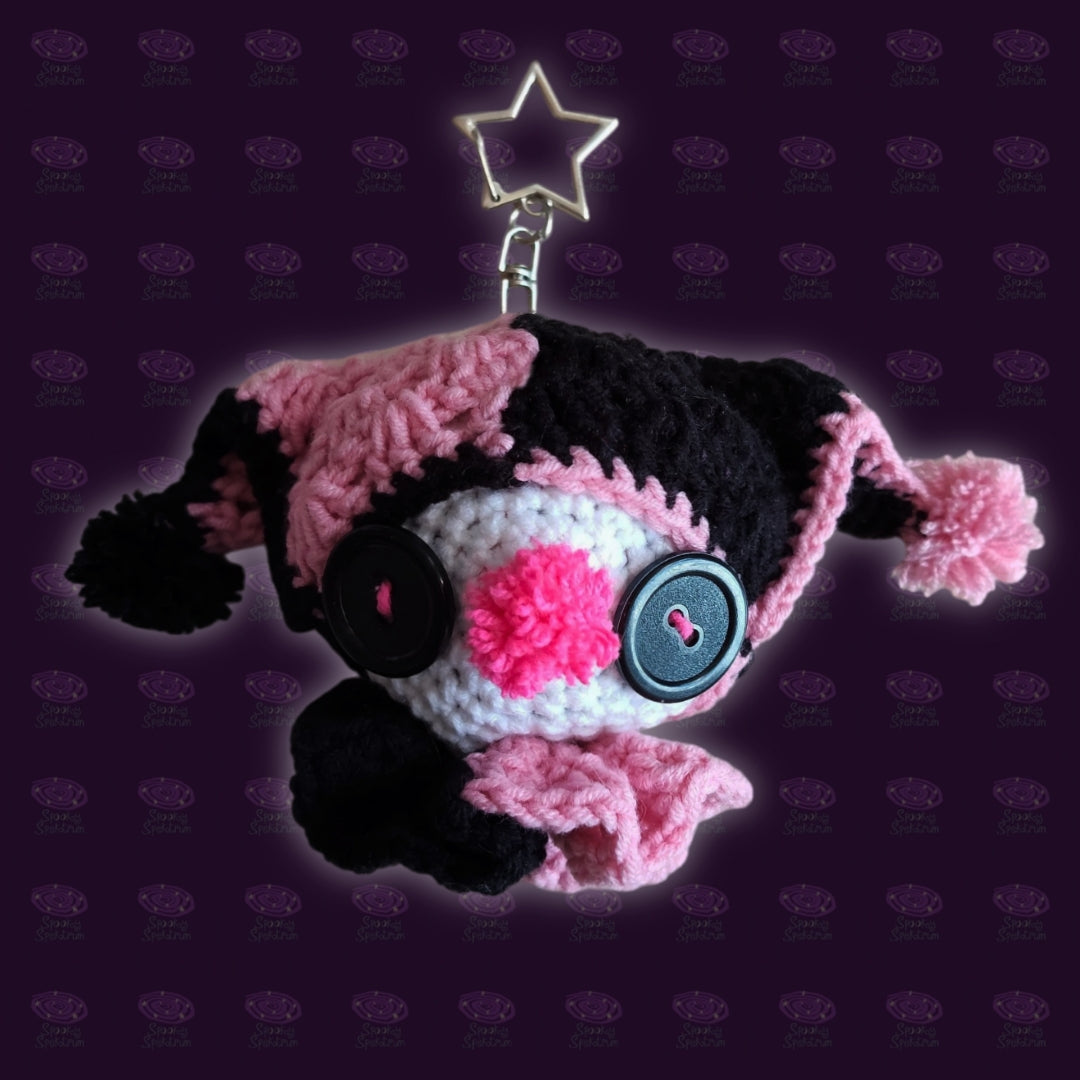 Lil' Jester Crochet Keychain