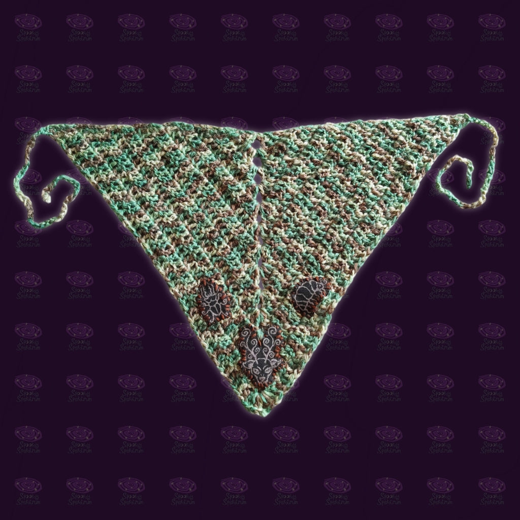 Forest Creature Crochet Bandana