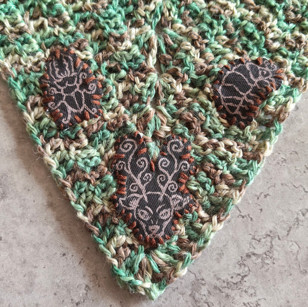 Forest Creature Crochet Bandana