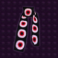 Eyeballz Crochet Scarf