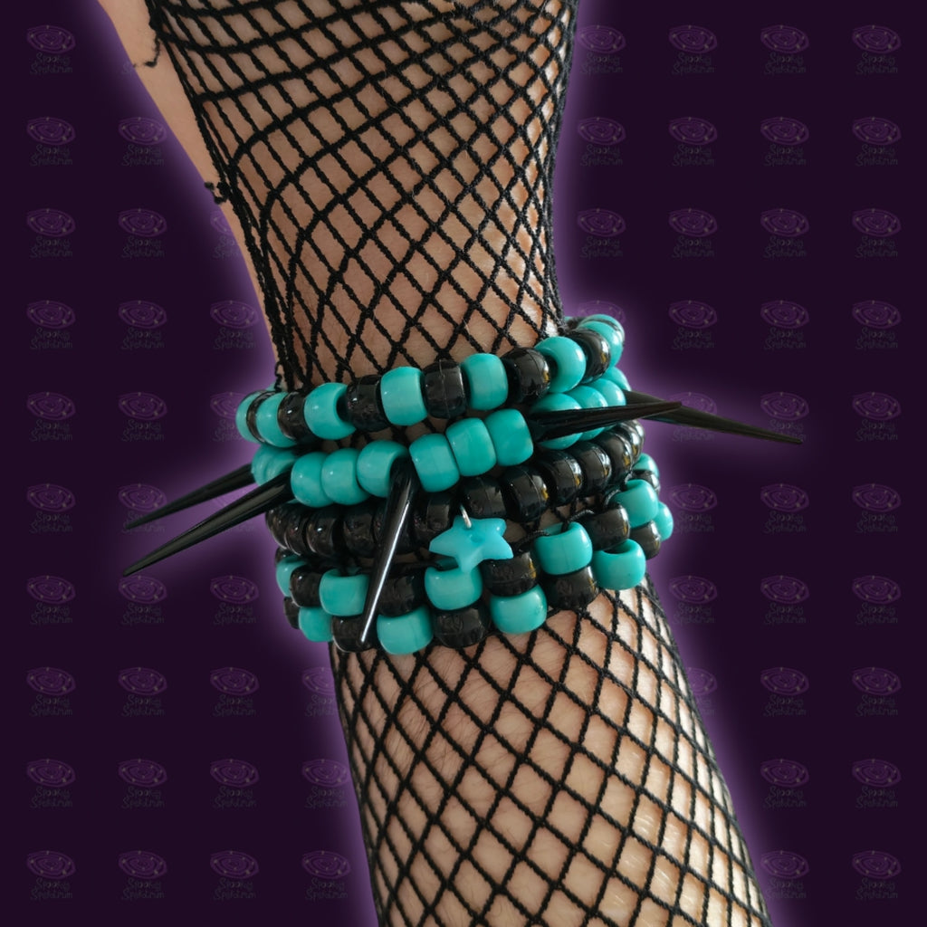 Kandi Bundle - Black and Teal